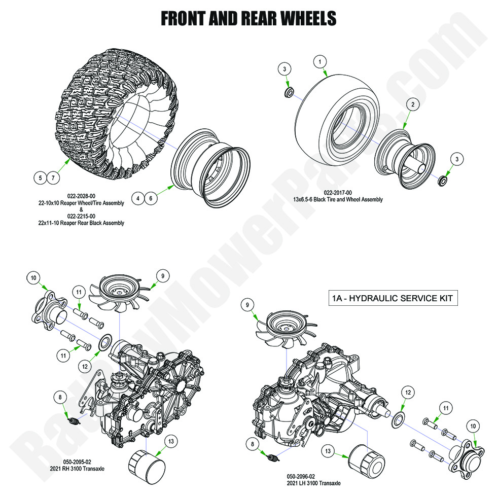 2024 ZT Elite - Front & Rear Wheels